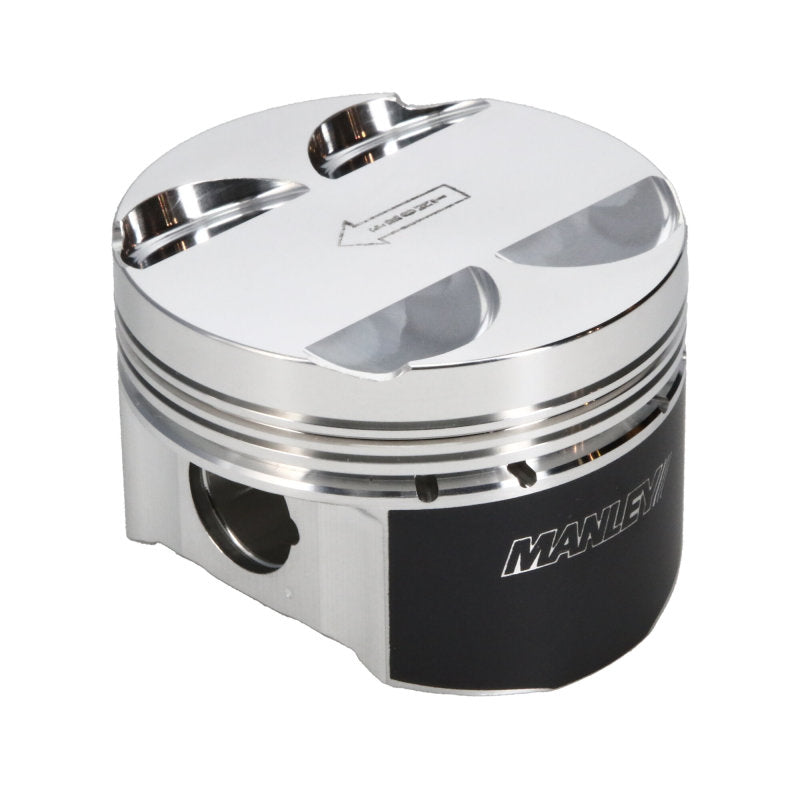 Manley 16+ Nissan VR30DDTT 86mm Bore 10:1 CR -3.5cc Dome Flat Top E/D Piston w/ Rings (SINGLE)-thumbmail-1