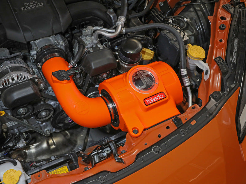 aFe 22-23 Toyota GR86 / Subaru BRZ Takeda Momentum Pro 5R Orange Edition Cold Air Intake System-thumbmail-2