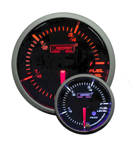2-1/16" Premium Amber / White Fuel Level Gauge-thumbmail-1