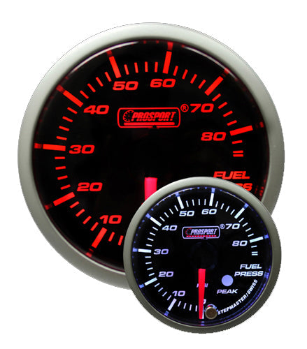 2-1/16" Premium Amber/White Fuel Pressure Gauge-thumbmail-1