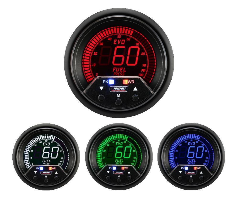 2-3/8" Premium Evo Electrical Fuel Pressure Gauge-thumbmail-1