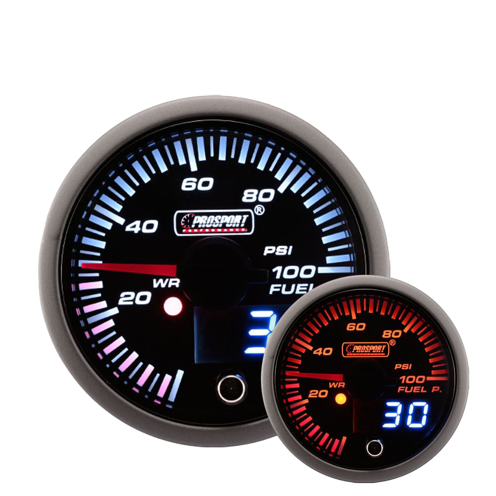 2-3/8" JDM Electrical Fuel Pressure Gauge-thumbmail-1