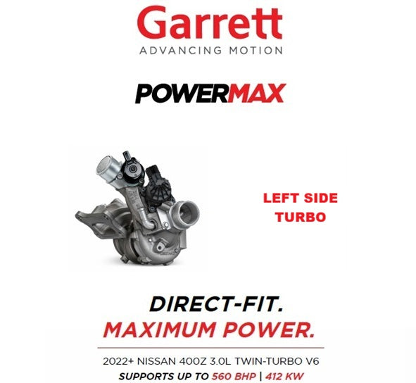 Garrett 955654-5001S Nissan 400Z left-side MGT1446Z PowerMax turbocharger