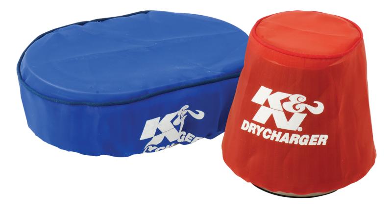 K&N Drycharger Wrap Blue Custom 7.5in H-thumbmail-2
