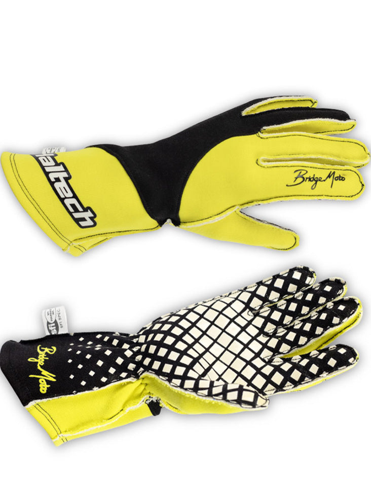 Haltech HT-309012L BridgeMoto racing gloves, large, view 2