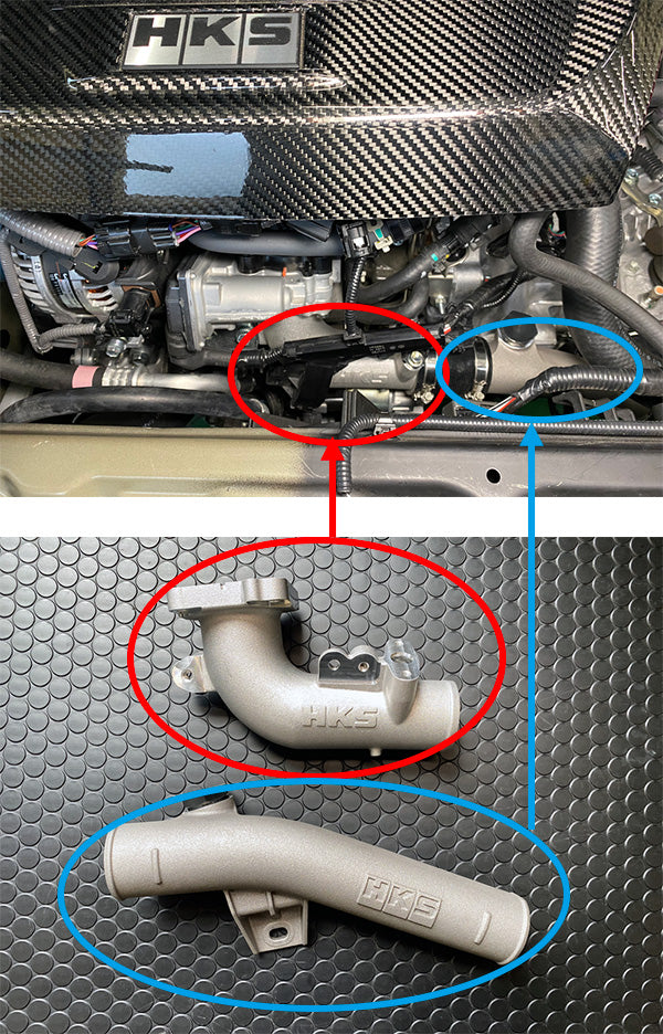 HKS 13002-AT003 intercooler outlet piping for Toyota GR Corolla GZEA14H