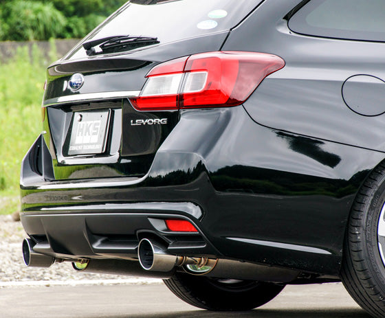 HKS 31029-AF010 Super Turbo Muffler installed on Subaru Levorg VM4