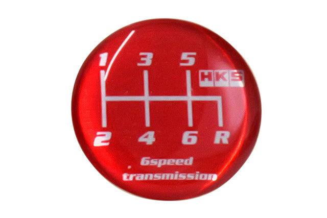 HKS 51999-AS001 included six-speed shift pattern sticker