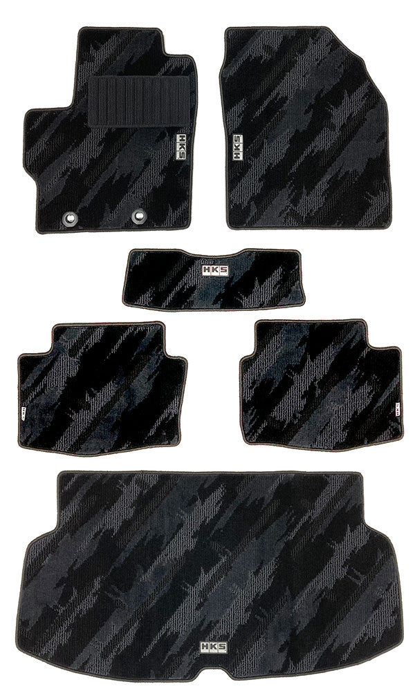HKS 53001-AT051 full floor and luggage mat set for left-hand-drive Toyota GR Yaris GXPA16