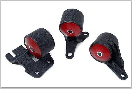 Innovative 90-93 Integra B-Series Black Steel Mounts 60A Bushings-thumbmail-2