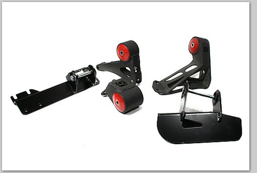 Innovative 88-91 Civic K-Series Black Steel Mounts 85A Bushings-thumbmail-2