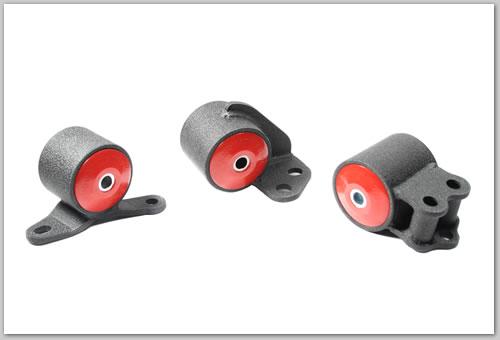 Innovative 92-95 Civic B/D Series Black Steel Mounts 60A Bushings (3 Bolt)-thumbmail-2