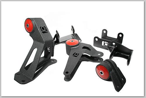 Innovative 94-01 Integra K-Series Black Steel Mounts 75A Bushings (Not K24 Trans)-thumbmail-2