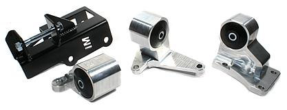 Innovative 92-95 Civic H-Series Silver Aluminum Mounts 75A Bushings-thumbmail-2