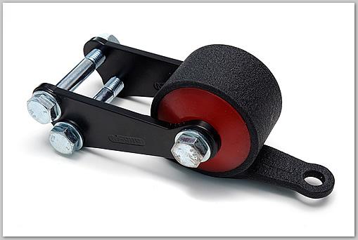 Innovative 88-91 Civic / CRX B-Series Black Steel 85A Bushing Front Mount for B-Series Cable Trans-thumbmail-2