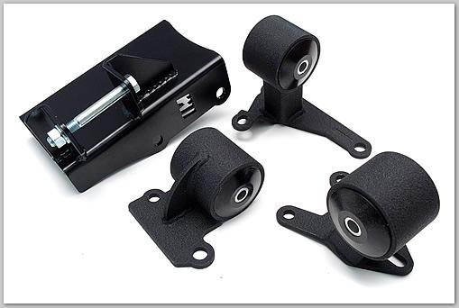 Innovative 94-01 Integra H-Series Black Steel Mounts 85A Bushings-thumbmail-2