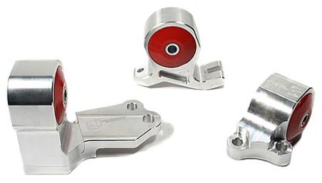 Innovative 88-91 Civic B-Series Black Aluminum Mounts 85A Bushings (Cable to Hydro Conversion)-thumbmail-2