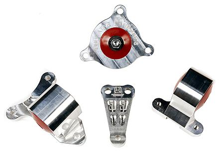 Innovative 02-06 Acura RSX K-Series Black Aluminum Mounts 85A Bushings (Manual Trans Not K24 Trans)-thumbmail-2