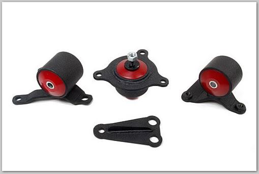 Innovative 02-05 Civic K-Series Black Steel Mounts 75A Bushings (Not K24 Trans)-thumbmail-2