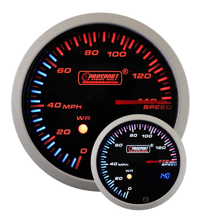3-1/3" JDM Electrical Speedometer With Peak/Warning-thumbmail-1