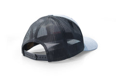JKS 142220 gray snapback hat side view