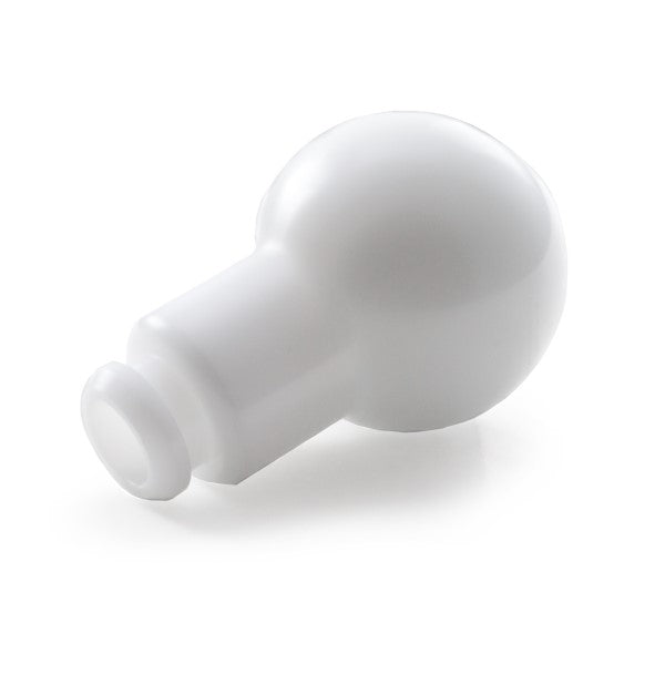 Killer B modified round white 5-speed shift knob, alternate view