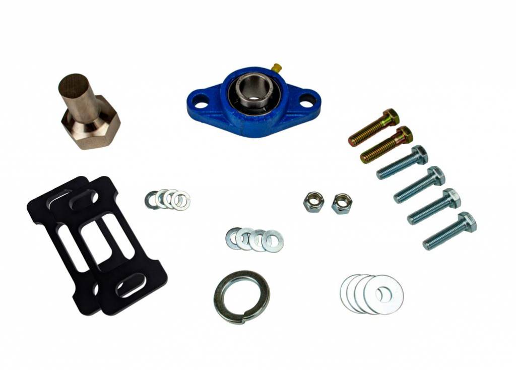 Sinister Diesel Steering Box Support for 13-19 Dodge 2500/3500 - Blue — SD-DSBS13-01-20 — detail view