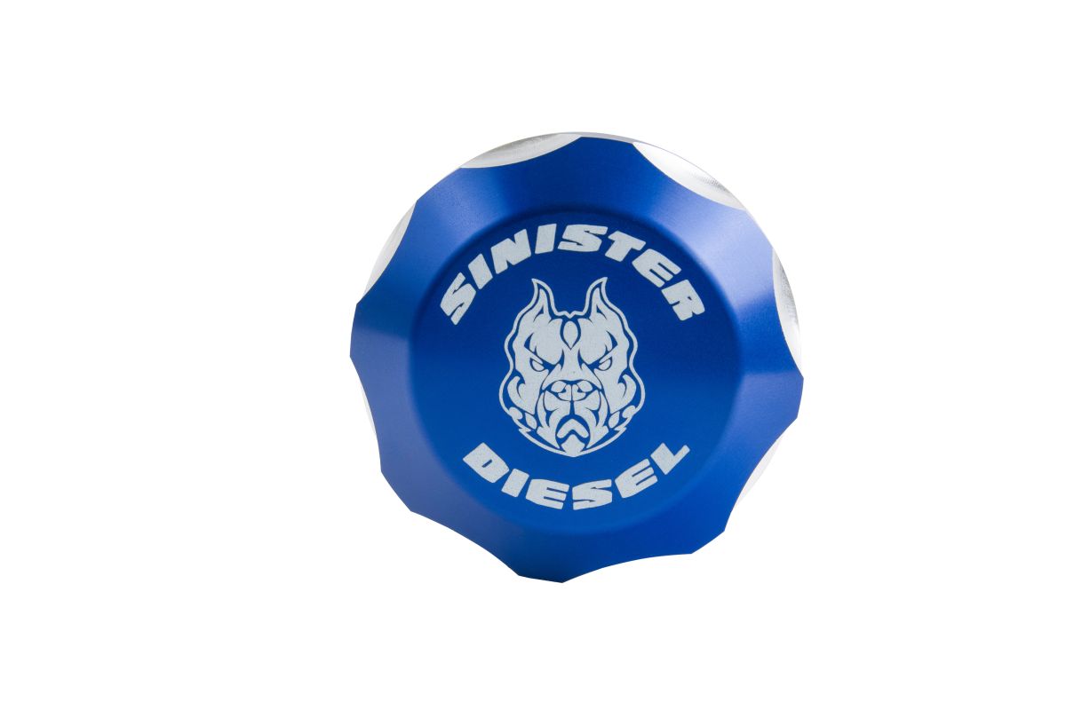 Sinister Diesel Chevy Duramax L5P Master Cylinder Cap — SD-MCC-L5P — complete item view