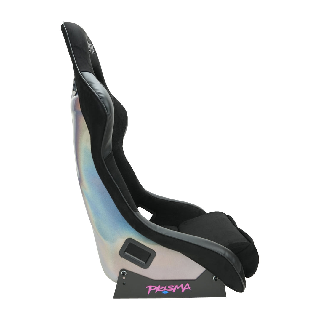 NRG Anti Chromatic Black large bucket seat front view