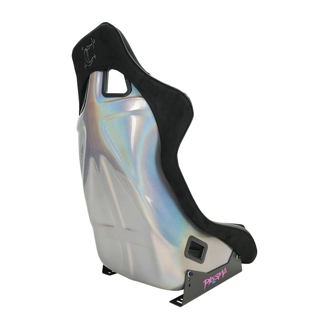 NRG Anti Chromatic Black large bucket seat side view