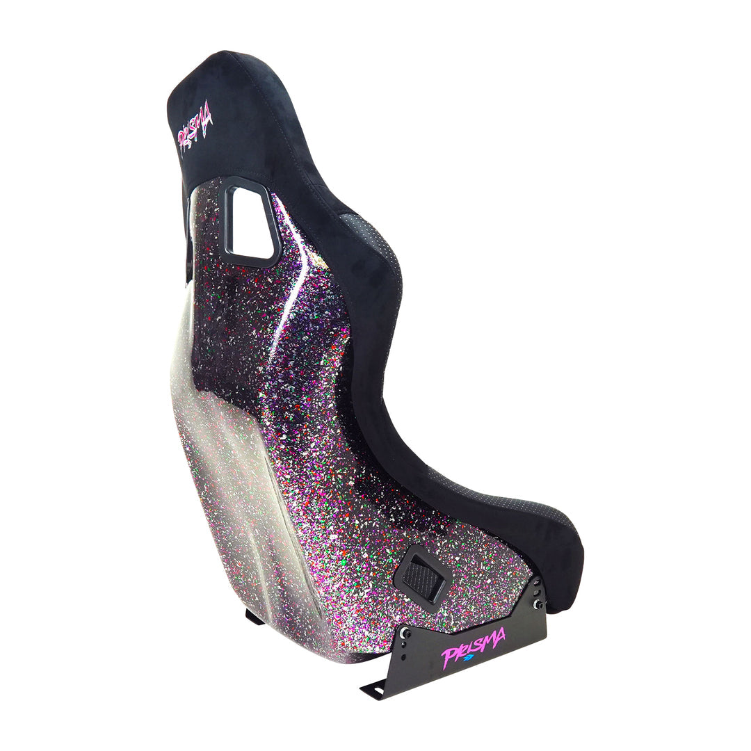 NRG SPECTRA black medium bucket seat front view
