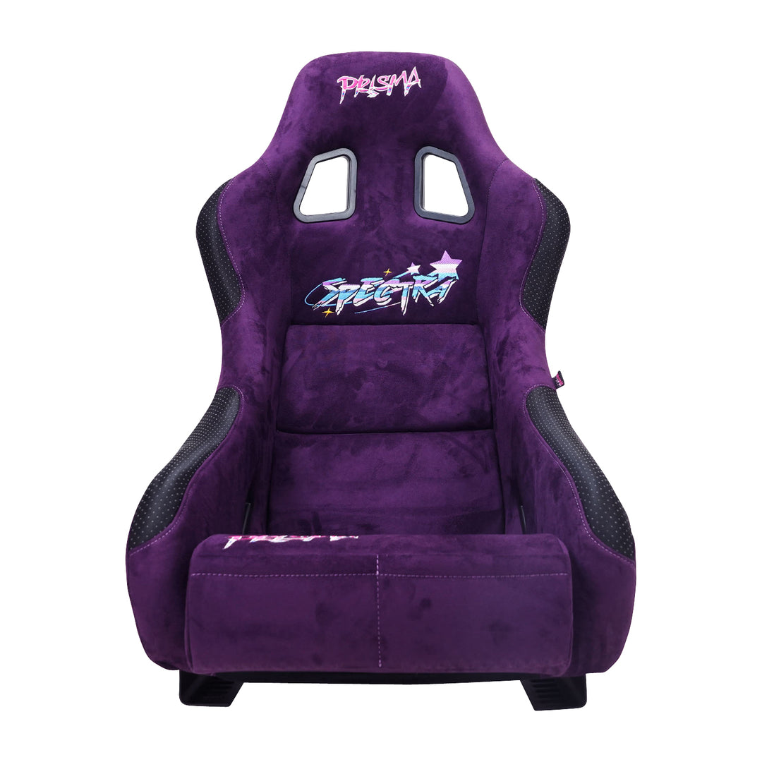 NRG SPECTRA violet medium bucket seat front view