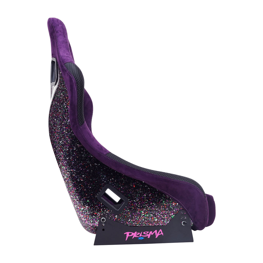 NRG SPECTRA violet medium bucket seat side view