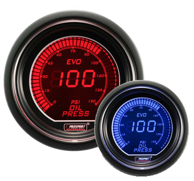 2-1/16" Evo Electrical Oil Pressure Gauge-thumbmail-1