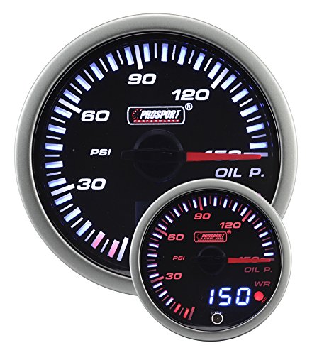 2-3/8" JDM Electrical Oil Pressure Gauge-thumbmail-1