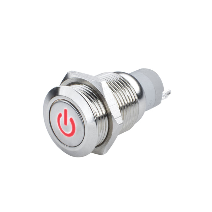 ORACLE 2009-003 red pre-wired power-symbol on/off flush-mount LED switch
