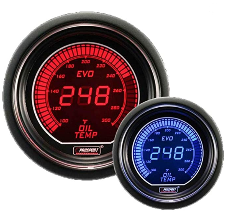 2-1/16" Evo Electrical Oil Temperature Gauge-thumbmail-1