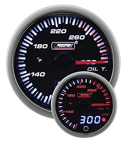2-3/8" JDM Electrical Oil Temperature Gauge-thumbmail-1