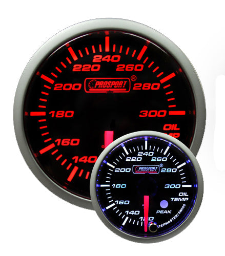 2-3/8" Amber/White Premium Oil Temperature Gauge-thumbmail-1
