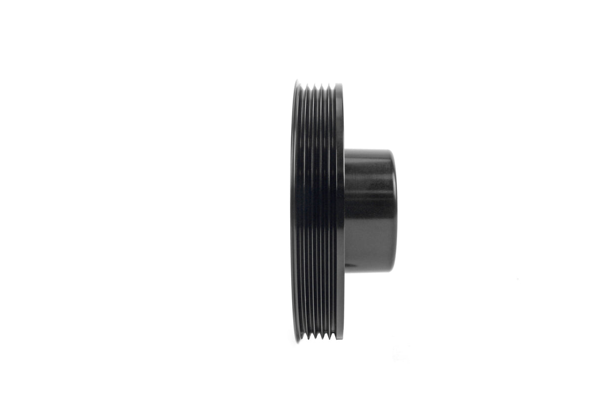 PERRIN PSP-ENG-102BK black lightweight crank pulley, view 3