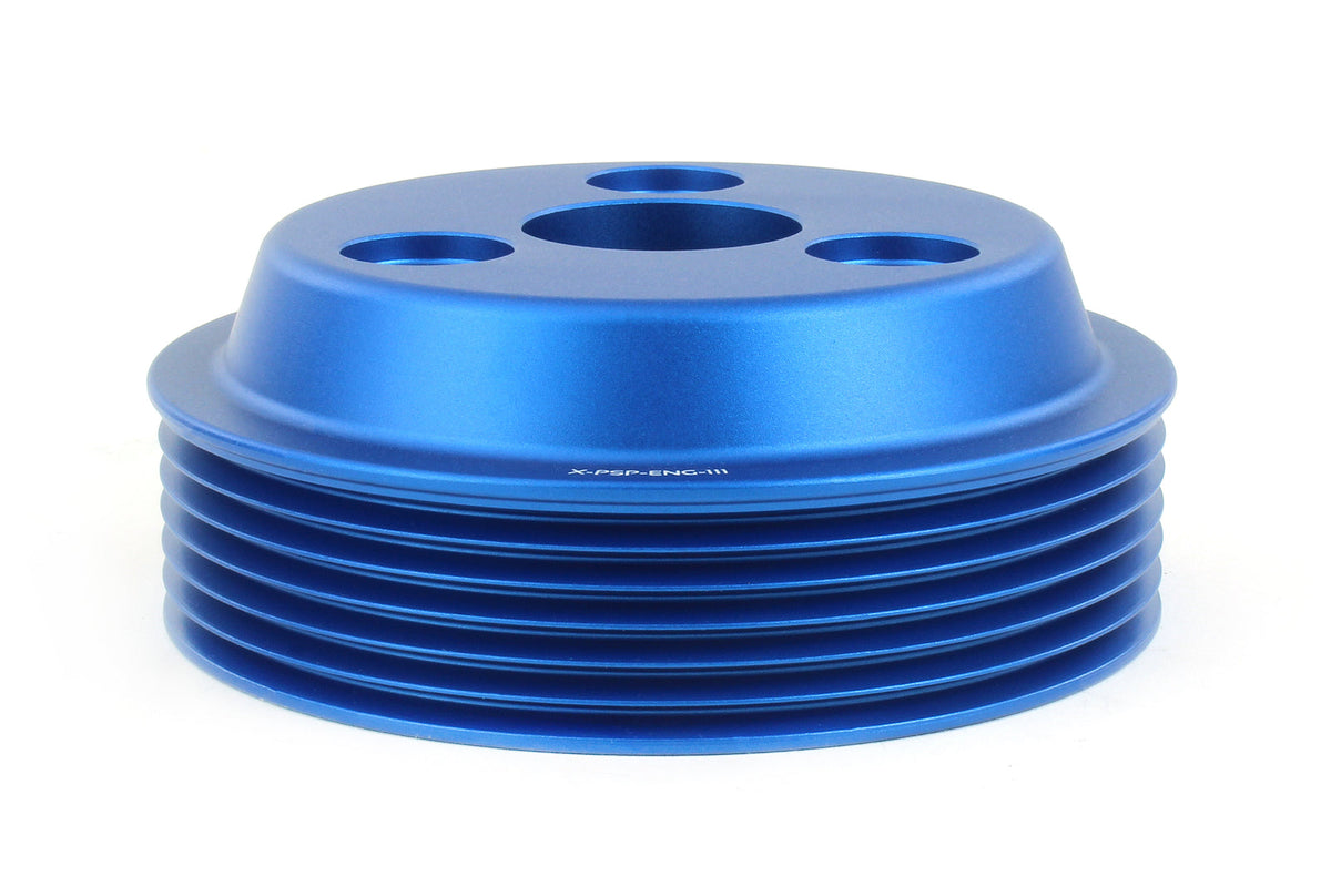 PERRIN PSP-ENG-113BL blue water-pump pulley view 2