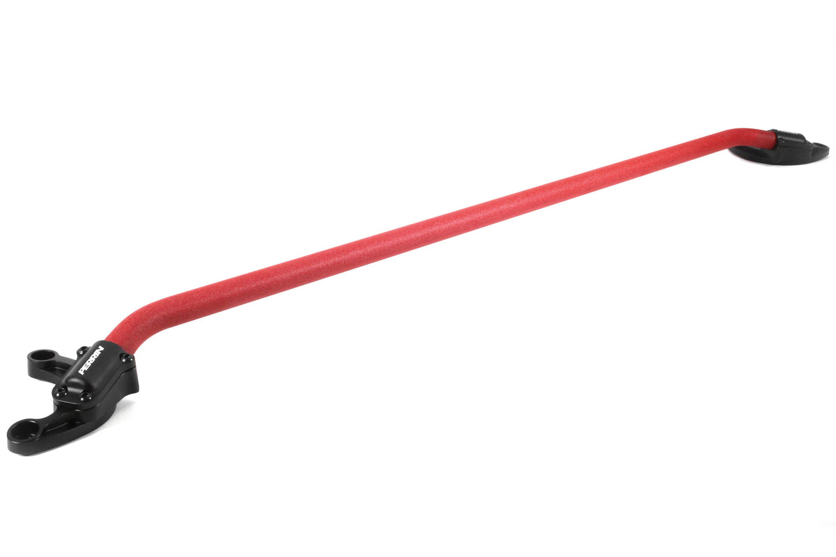 PERRIN PSP-SUS-060RD red front strut brace, view 2