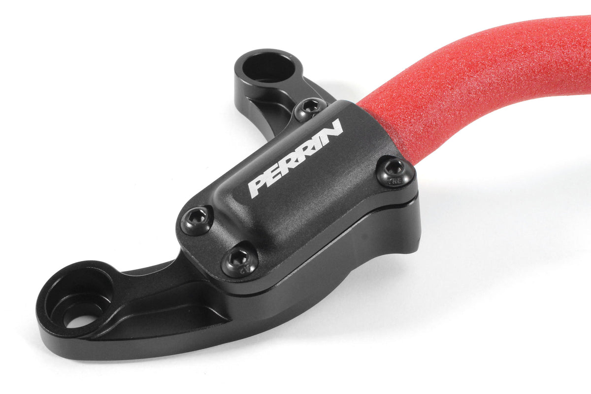 PERRIN PSP-SUS-060RD red front strut brace, view 3
