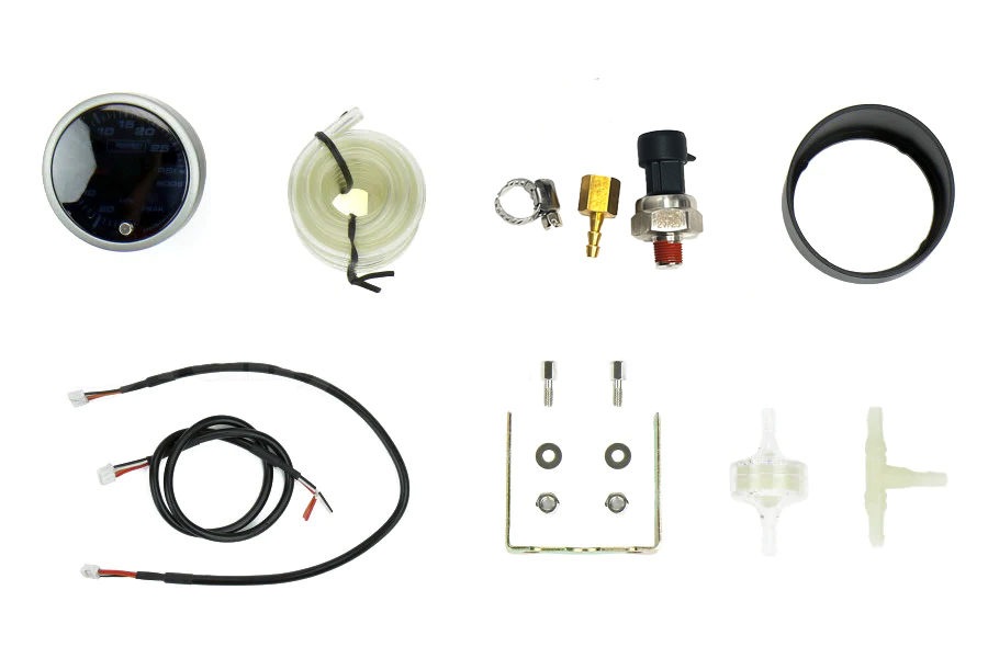 2-1/16" Premium Amber / White Electric Boost gauge 0-60 PSI-thumbmail-3