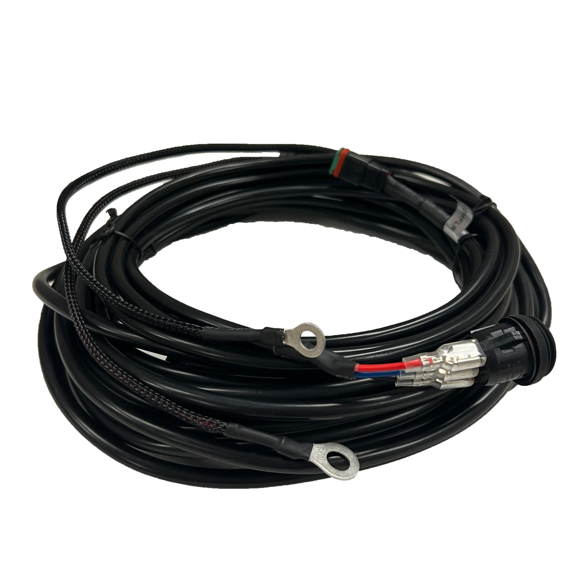 Putco Heavy Duty Wire Harness for LED Light Bar w/ Single Deutsch Connector - 30 FT — 8772HFL — product view 1