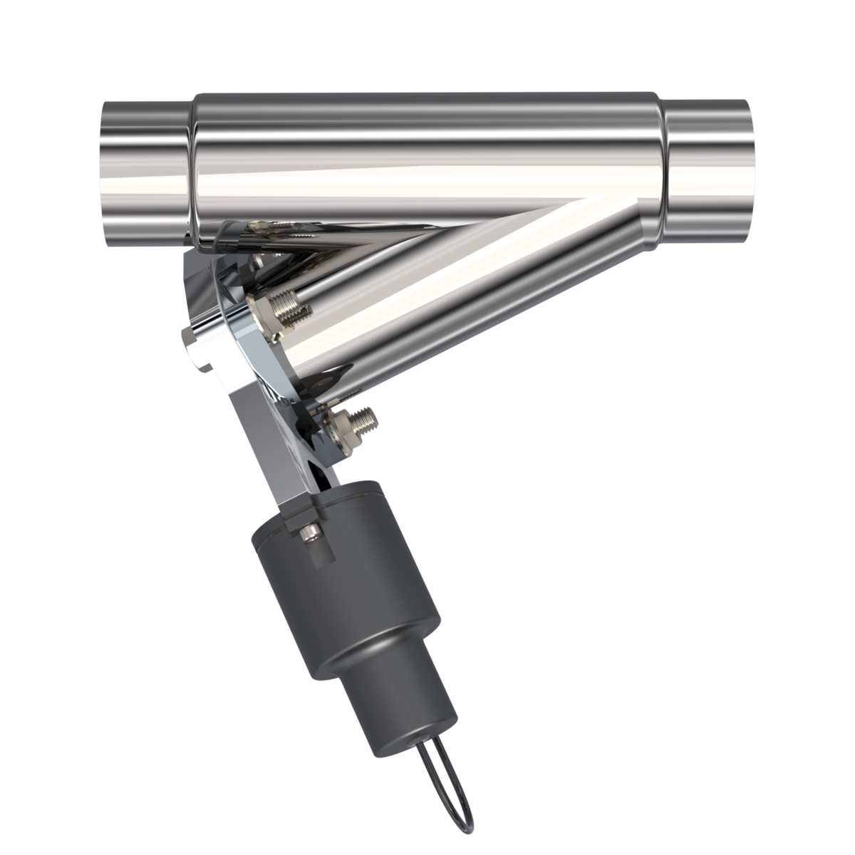QTP QTEC225CP 2.25-inch electric exhaust cutout valve and pipe