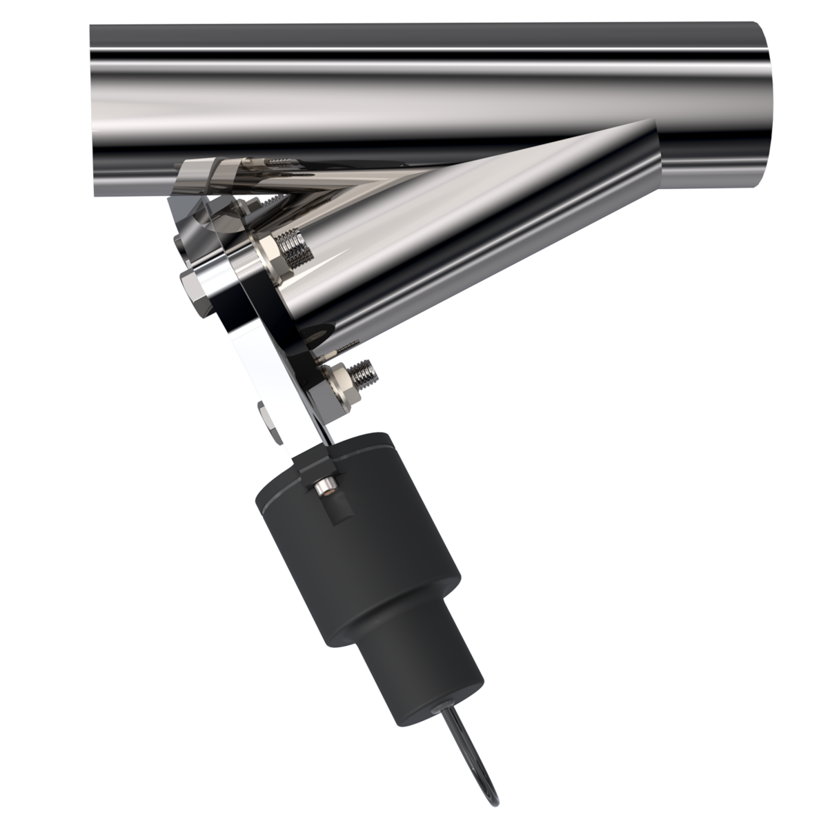 QTP QTEC25CP 2.5-inch electric exhaust cutout valve and pipe