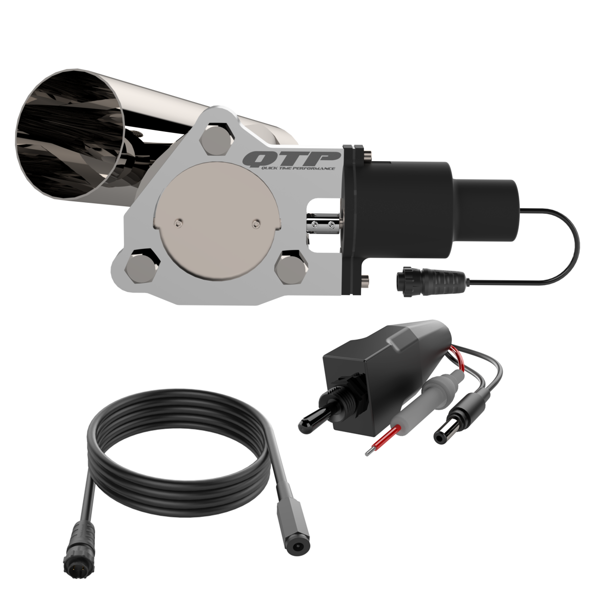 QTP QTEC30CP electric exhaust cutout kit, view 1