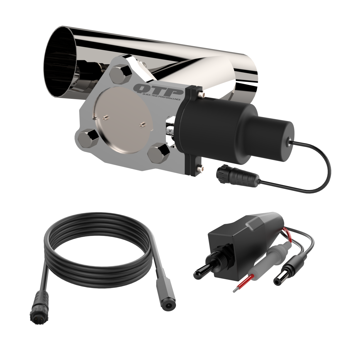 QTP QTEC30CP electric exhaust cutout kit, view 2