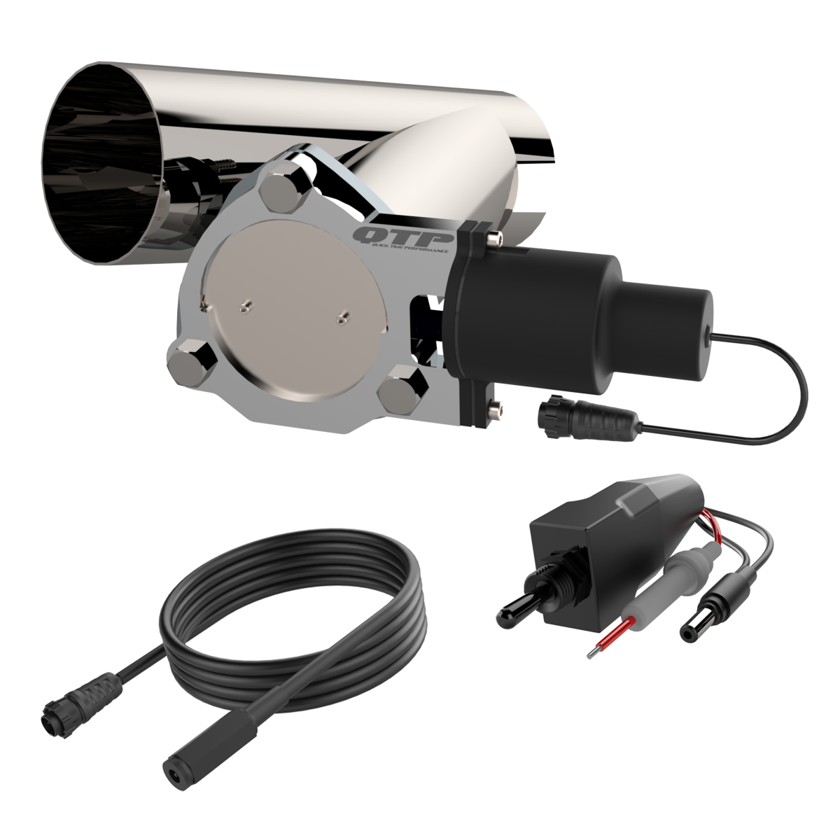 QTP QTEC35CP electric exhaust cutout kit, view 3